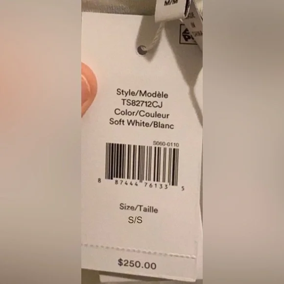 10 Crosby Derek Lam White Eyelet T-Shirt - Size S - Picture 3 of 3